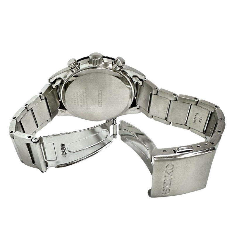 【SEIKO/セイコー】 V172-0AP0  ▲難有　クロノ不良 腕時計 ステンレススチール ソーラー 黒文字盤 レディース
【中古】【真子質店】【NN】




【Max】