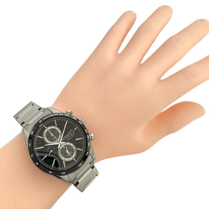 【SEIKO/セイコー】 V172-0AP0  ▲難有　クロノ不良 腕時計 ステンレススチール ソーラー 黒文字盤 レディース
【中古】【真子質店】【NN】




【Max】