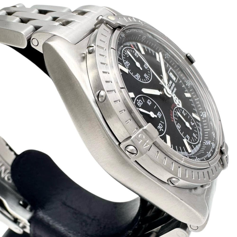 【BREITLING/ブライトリング】 クロノマット ブラックバード A13050.1 OH＆仕上げ済 腕時計 ステンレススチール 自動巻き/オートマ ブラック文字盤 メンズ
【中古】【真子質店】【GD】




【IKxx】