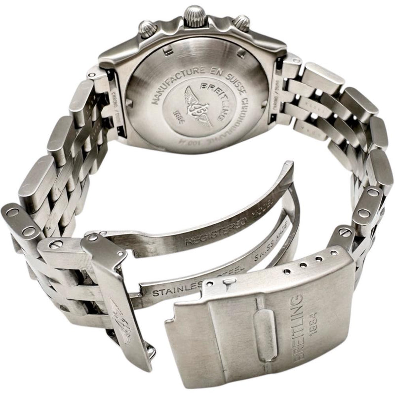 【BREITLING/ブライトリング】 クロノマット ブラックバード A13050.1 OH＆仕上げ済 腕時計 ステンレススチール 自動巻き/オートマ ブラック文字盤 メンズ
【中古】【真子質店】【GD】




【IKxx】
