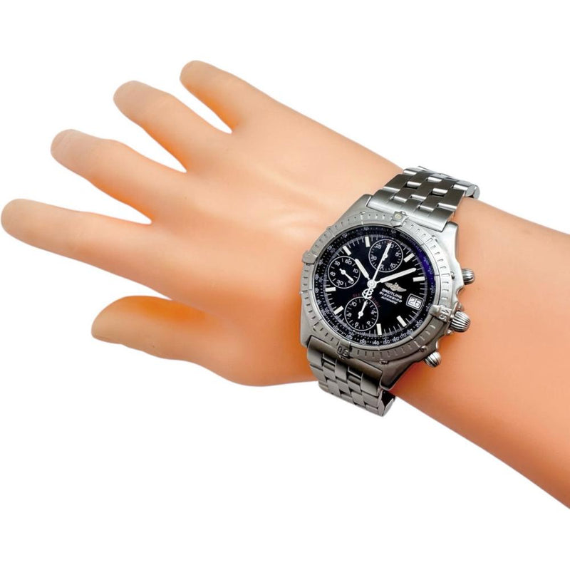 【BREITLING/ブライトリング】 クロノマット ブラックバード A13050.1 OH＆仕上げ済 腕時計 ステンレススチール 自動巻き/オートマ ブラック文字盤 メンズ
【中古】【真子質店】【GD】




【IKxx】