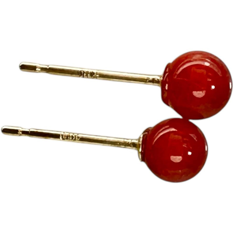 珊瑚　4ｍｍ ピアス K18ゴールド 18金 0.3g レディース
【中古】【真子質店】【NN】




【TK】