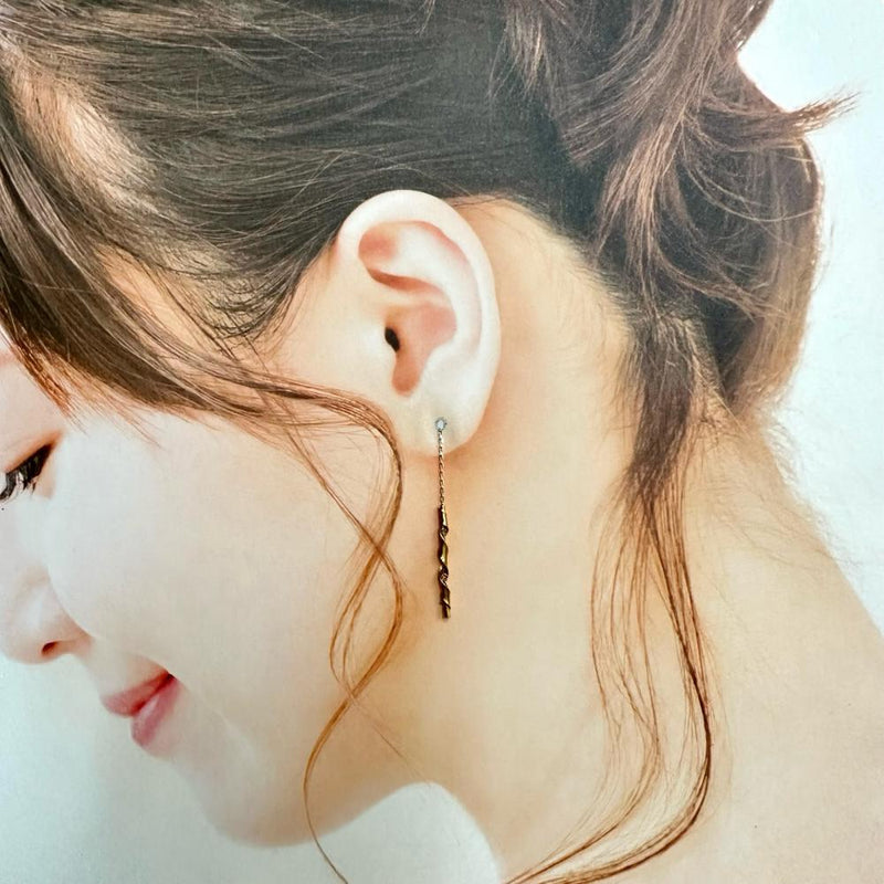 チェーンピアス アメリカンピアス デザイン ピアス K18ゴールド 18金/K14WGホワイトゴールド 14金 1.0g レディース
【中古】【真子質店】【BL】




【IIx】
【ex】