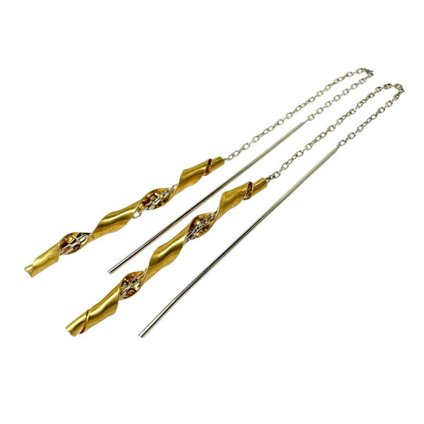 チェーンピアス アメリカンピアス デザイン ピアス K18ゴールド 18金/K14WGホワイトゴールド 14金 1.0g レディース
【中古】【真子質店】【BL】




【IIx】
【ex】