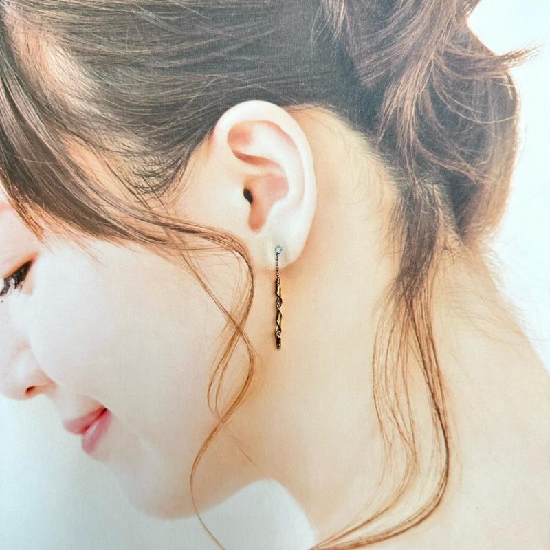 チェーンピアス アメリカンピアス デザイン ピアス K18ゴールド 18金/K14WGホワイトゴールド 14金 1.0g レディース
【中古】【真子質店】【BL】




【IIx】
【ex】