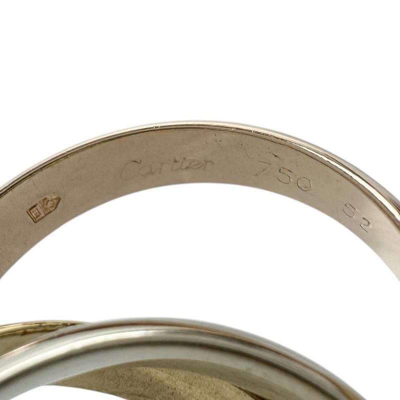 11.5号【CARTIER/カルティエ】 リング・指輪 トリニティ　 K18ゴールド 18金/YG/WG/PG 11.2g シリアルなし　サイズ刻印52 スリーカラー レディース
【中古】【真子質店】【BL】




【IMaMiY】