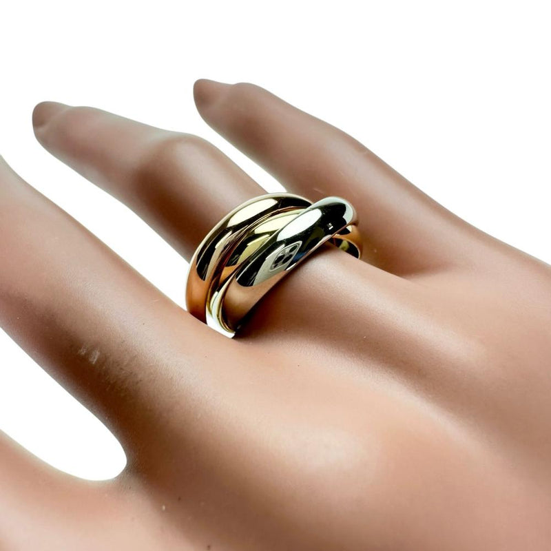 11.5号【CARTIER/カルティエ】 リング・指輪 トリニティ　 K18ゴールド 18金/YG/WG/PG 11.2g シリアルなし　サイズ刻印52 スリーカラー レディース
【中古】【真子質店】【BL】




【IMaMiY】