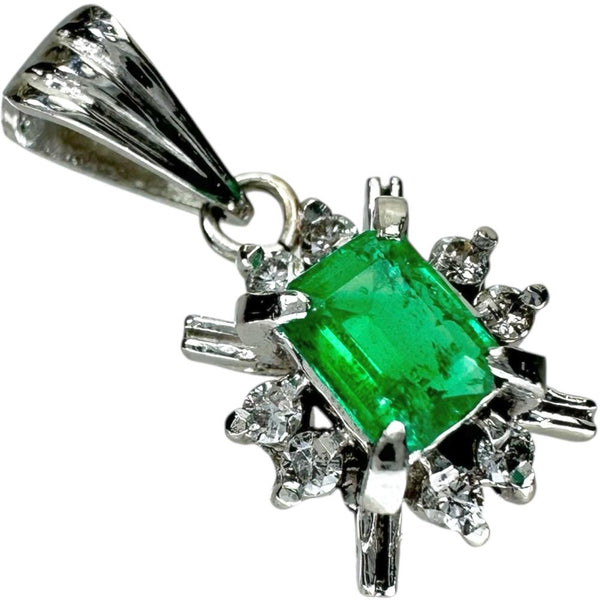 エメラルド ダイヤモンド ペンダントトップ Pt900プラチナ 1.6g レディース
【中古】【真子質店】【NN】




【Kx】