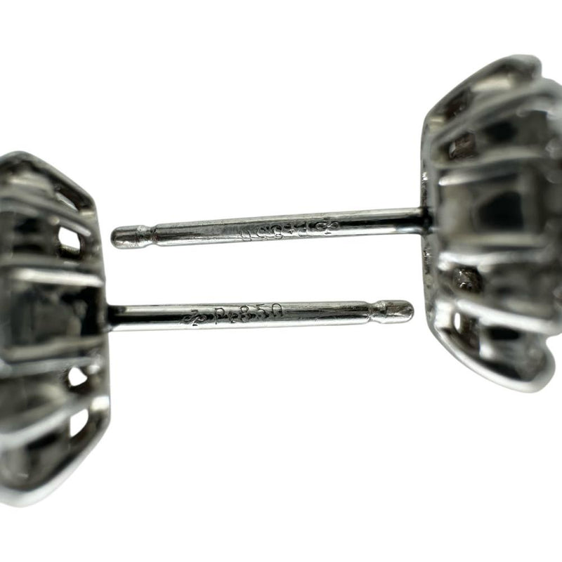 ルビー 0.32×2ct ダイヤモンド 0.13×2ct ピアス Pt850プラチナ/Pt900プラチナ 2.7g レディース 【中古】【真子質店】【NN】 【TKMo】