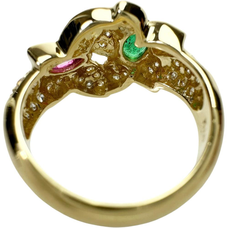 13号 花モチーフ エメラルド 0.45ct ルビー 0.33ct ダイヤモンド 0.51ct リング・指輪 K18ゴールド 18金 7.5g レディース
【中古】【真子質店】【NN】




【IIxx】