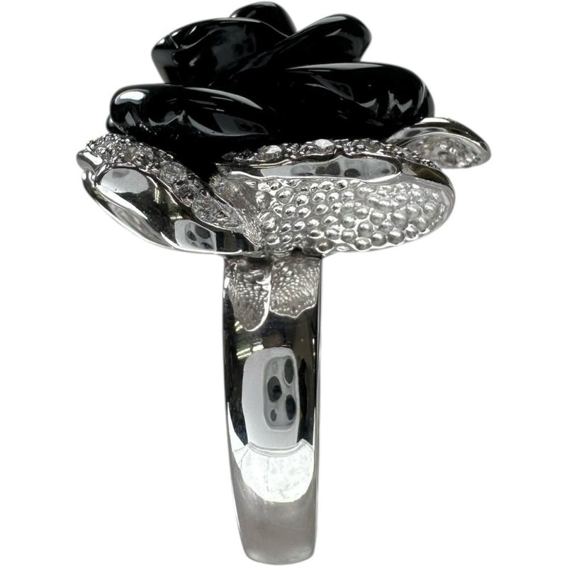 13号 薔薇/バラモチーフ オニキス ダイヤモンド 0.25ct リング・指輪 K18WGホワイトゴールド 18金 15.9g レディース
【中古】【真子質店】【NN】




【IMoDx】