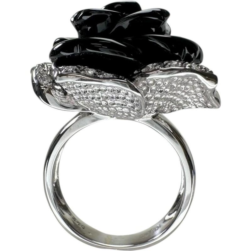 13号 薔薇/バラモチーフ オニキス ダイヤモンド 0.25ct リング・指輪 K18WGホワイトゴールド 18金 15.9g レディース
【中古】【真子質店】【NN】




【IMoDx】