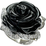 13号 薔薇/バラモチーフ オニキス ダイヤモンド 0.25ct リング・指輪 K18WGホワイトゴールド 18金 15.9g レディース
【中古】【真子質店】【NN】




【IMoDx】