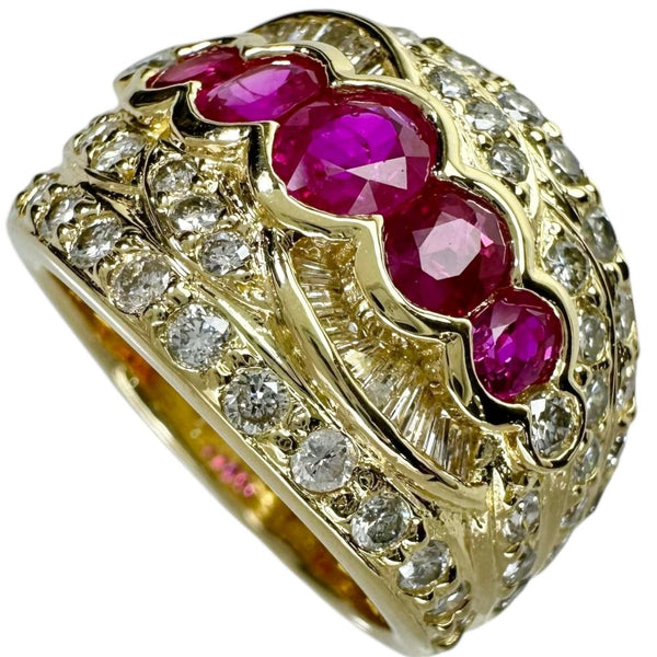 12.5号 ビルマ産ルビー 1.31ct ダイヤモンド 1.46ct リング・指輪 K18ゴールド 18金 11.8g レディース
【中古】【真子質店】【NN】




【IKKI】
