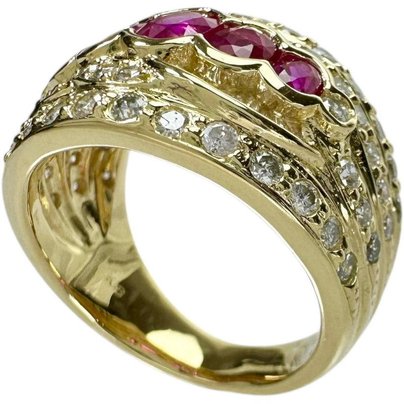 12.5号 ビルマ産ルビー 1.31ct ダイヤモンド 1.46ct リング・指輪 K18ゴールド 18金 11.8g レディース
【中古】【真子質店】【NN】




【IKKI】