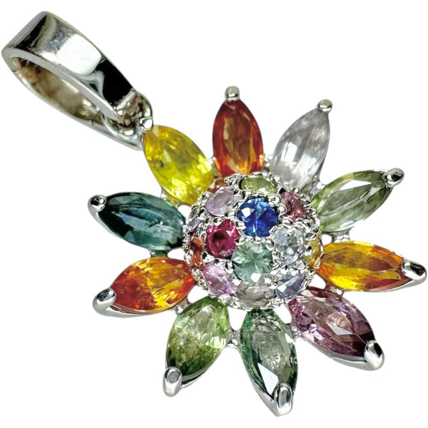 花/フラワーモチーフ マルチサファイア 3.25ct ペンダントトップ K18WGホワイトゴールド 18金 4.8g レディース
【中古】【真子質店】【NN】




【YIY】
