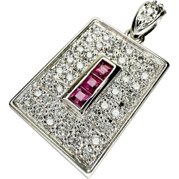 ルビー 0.437ct ダイヤモンド 0.727ct ペンダントトップ Pt900プラチナ 10.3g レディース
【中古】【真子質店】【NN】




【KxD】