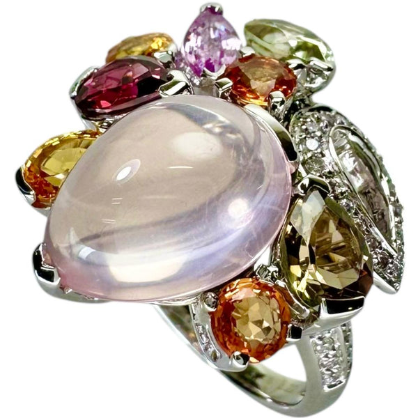 13号 ローズクォーツ 5.22ct ダイヤモンド 0.18ct マルチサファイア/マルチトルマリン 3.46ct リング・指輪 K18WGホワイトゴールド 18金 7.4g レディース
【中古】【真子質店】【NN】




【MiMoMi】