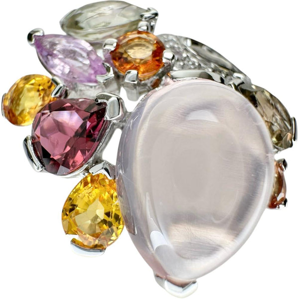 13号 ローズクォーツ 5.22ct ダイヤモンド 0.18ct マルチサファイア/マルチトルマリン 3.46ct リング・指輪 K18WGホワイトゴールド 18金 7.4g レディース
【中古】【真子質店】【NN】




【MiMoMi】