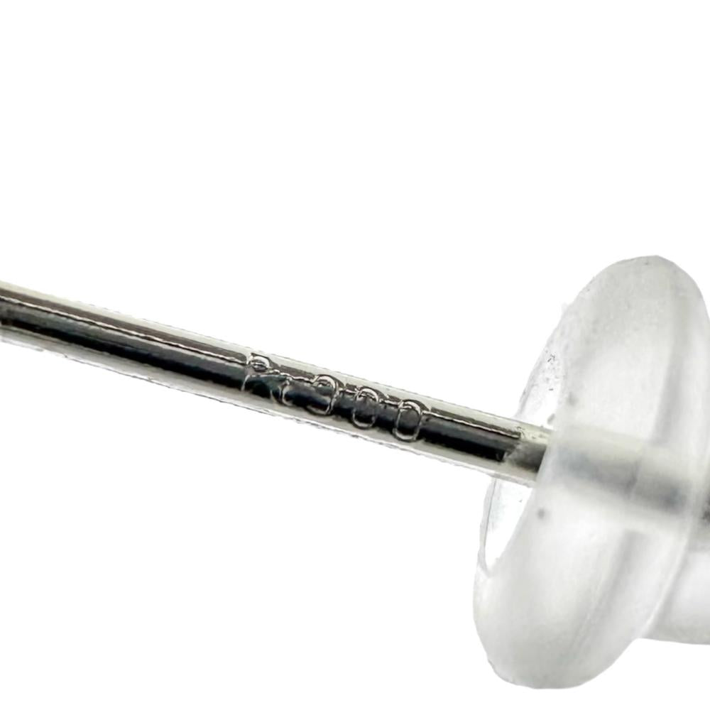 ガーネット ピアス Pt900プラチナ 0.7g レディース 【中古】【真子質店 