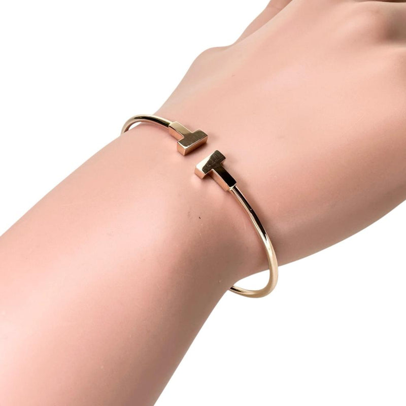 【TIFFANY&Co./ティファニー】 ブレスレット Tワイヤー ナロー ミディアム K18PGピンクゴールド 18金 5.7g 15.0cm レディース
【中古】【真子質店】【GD】




【ITYMo】