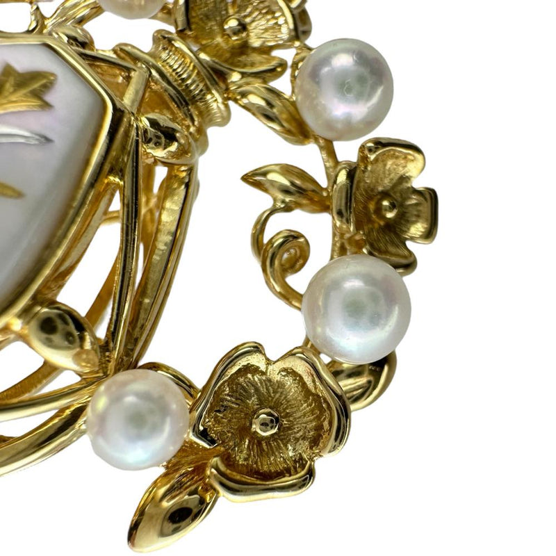 【MIKIMOTO/ミキモト】 壺デザイン 象嵌 真珠/パール シェル ペンダントトップ K18ゴールド 18金 9.9g レディース
【中古】【真子質店】【GD】




【IMaMoMa】