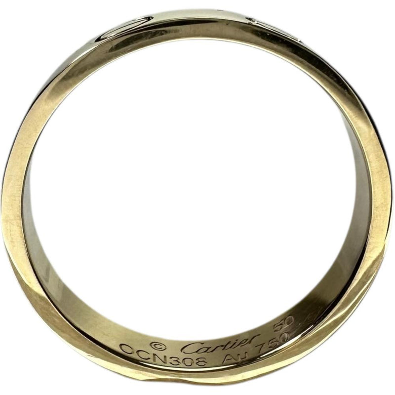 10号【CARTIER/カルティエ】 リング・指輪 ミニラブリング K18YGイエローゴールド 18金 3.3g #50 レディース 【中古】【真子質店】【GD】 【KST】