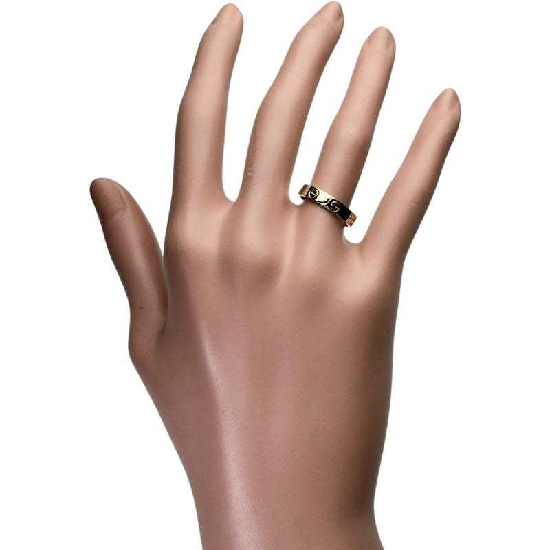 10号【CARTIER/カルティエ】 リング・指輪 ミニラブリング K18YGイエローゴールド 18金 3.3g #50 レディース 【中古】【真子質店】【GD】 【KST】