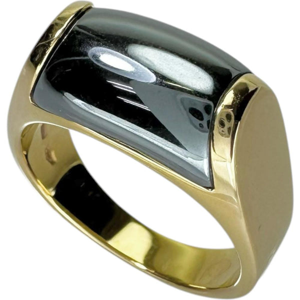 16号【BVLGARI/ブルガリ】 ヘマタイト リング・指輪 トロンケット  K18YGイエローゴールド 18金 10.3g 56 レディース
【中古】【真子質店】【GD】




【ITIx】