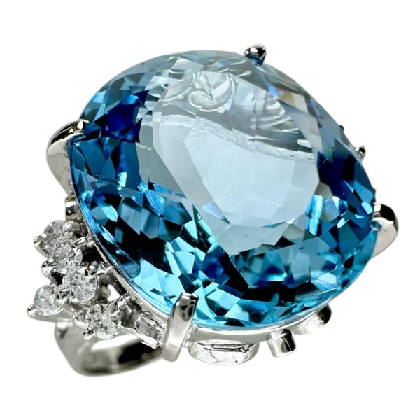 12.5号 サンタマリアカラーアクアマリン 10.38ct ダイヤモンド 0.19ct リング・指輪 Pt900プラチナ 8.5g レディース
【中古】【真子質店】【NN】




【MaISx】