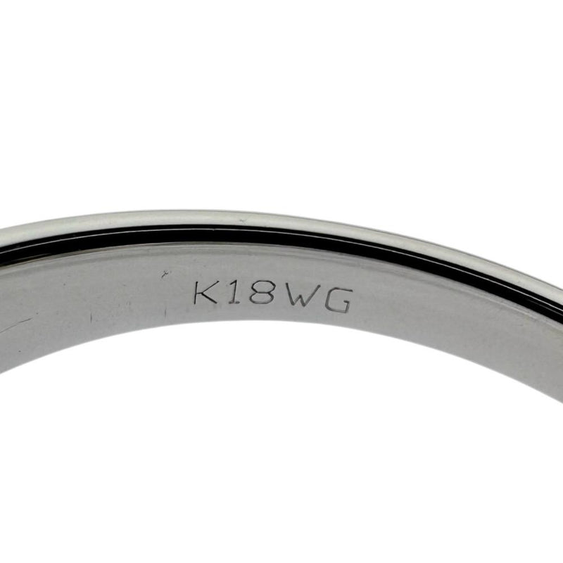 18号 パヴェ パライバトルマリン 計0.65ct リング・指輪 K18WGホワイトゴールド 18金 4.2g レディース 【中古】【真子質店】【NN】 【IxTMa】