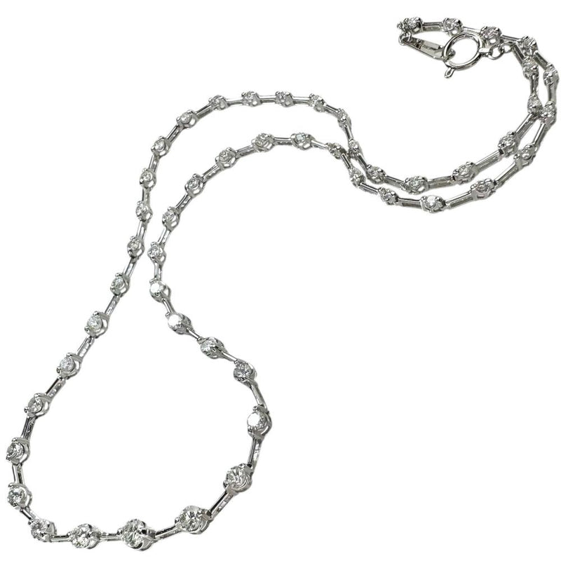 ステーションネックレス ダイヤモンド（推定2ct程度） ネックレス K18WGホワイトゴールド 18金 10.5g 42cm レディース
【中古】【真子質店】【NN】




【ISTMo】