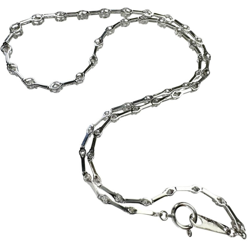 ステーションネックレス ダイヤモンド（推定2ct程度） ネックレス K18WGホワイトゴールド 18金 10.5g 42cm レディース
【中古】【真子質店】【NN】




【ISTMo】