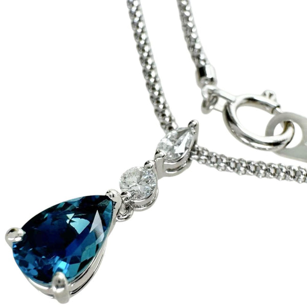 ブルートパーズ 0.64ct ダイヤモンド 0.06/0.05ct ネックレス K18WGホワイトゴールド 18金/Pt900プラチナ 3.4g 40cm レディース
【中古】【真子質店】【NN】




【DKMa】