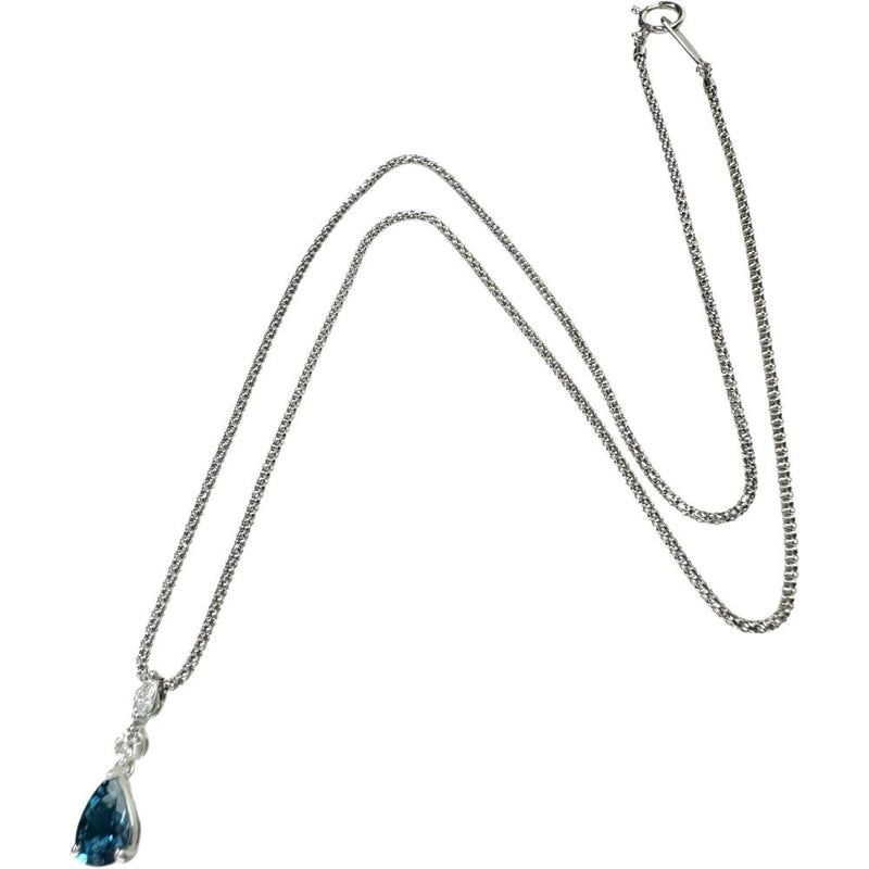 ブルートパーズ 0.64ct ダイヤモンド 0.06/0.05ct ネックレス K18WGホワイトゴールド 18金/Pt900プラチナ 3.4g 40cm レディース
【中古】【真子質店】【NN】




【DKMa】