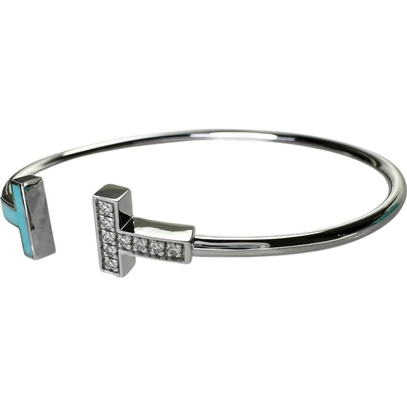 【TIFFANY&Co./ティファニー】 ダイヤモンド トルコ石 ブレスレット Tワイヤー K18WGホワイトゴールド 18金 8.8g 17cm レディース
【中古】【真子質店】【BL】




【TMaMox】