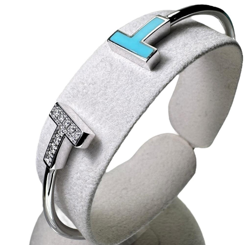 【TIFFANY&Co./ティファニー】 ダイヤモンド トルコ石 ブレスレット Tワイヤー K18WGホワイトゴールド 18金 8.8g 17cm レディース
【中古】【真子質店】【BL】




【TMaMox】