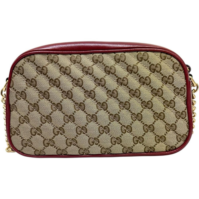 【GUCCI/グッチ】 GGマーモント 447632  ショルダーバッグ GGキャンバス/レザー ベージュ/レッド レディース【中古】【真子質店】【BL】




【SMox】