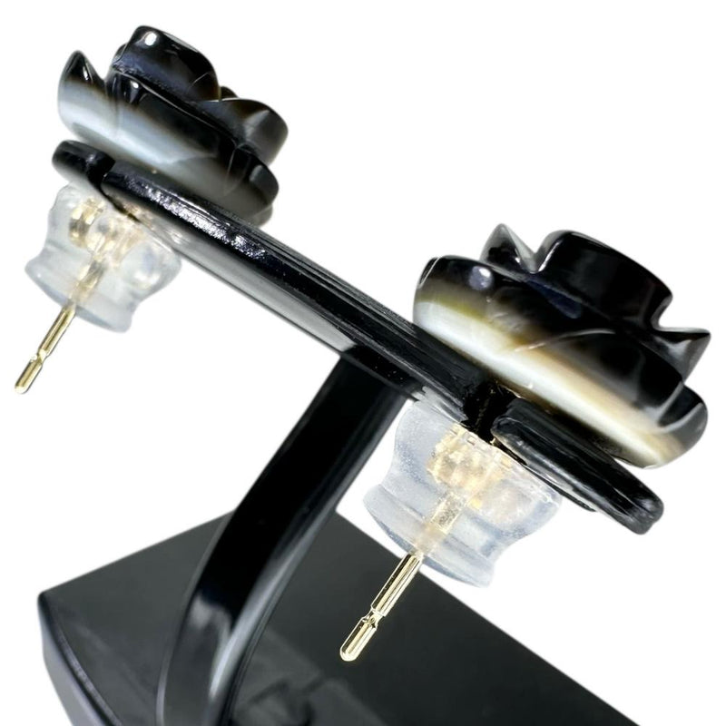 バラモチーフ ブラックシェル ピアス K18ゴールド 18金 1.7g レディース
【中古】【真子質店】【NN】




【SS】