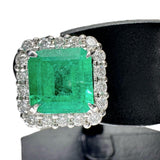 エメラルド 1.21/1.18ct ダイヤモンド 0.28/0.28ct ピアス Pt900プラチナ 4.4g レディース 【中古】【真子質店】【NN】 【MaISx】