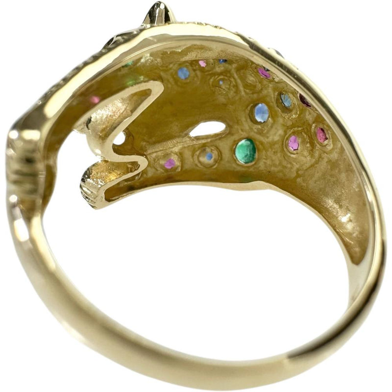 12号 パンサーモチーフ エメラルド/ルビー/サファイヤ/ダイヤモンド リング・指輪 K18ゴールド 18金 5.8g レディース
【中古】【真子質店】【NN】




【KMaK】