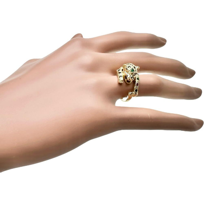 12号 パンサーモチーフ エメラルド/ルビー/サファイヤ/ダイヤモンド リング・指輪 K18ゴールド 18金 5.8g レディース
【中古】【真子質店】【NN】




【KMaK】