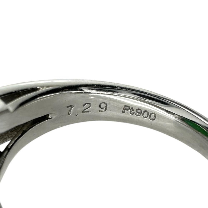 12号 ヒスイ 7.29ct ダイヤモンド 0.65ct リング・指輪 Pt900プラチナ 10.8g レディース 【中古】【真子質店】【NN】 【IMiMoS】