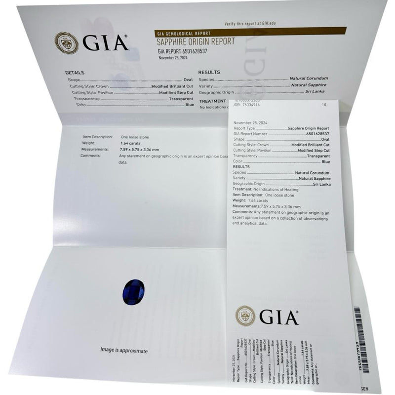 14号 スリランカ産非加熱サファイア 1.64ct ダイヤモンド 0.72ct リング・指輪 Pt950プラチナ 4.5g レディース 【中古】【真子質店】【NN】 【ISxMa】