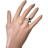 14号 スリランカ産非加熱サファイア 1.64ct ダイヤモンド 0.72ct リング・指輪 Pt950プラチナ 4.5g レディース 【中古】【真子質店】【NN】 【ISxMa】