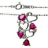 ハートモチーフ ルビー 1.02ct ダイヤモンド 0.12ct ネックレス K18WGホワイトゴールド 18金 2.4g 40cm レディース
【中古】【真子質店】【NN】




【DxK】