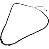 ブラックダイヤモンド 30.00ct ネックレス K18WGホワイトゴールド 18金 7.3g 46cm レディース 【中古】【真子質店】【NN】 【TTx】