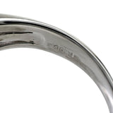 11号 ブラックダイヤモンド 計0.85ct ダイヤモンド 計0.28ct リング・指輪 K18WGホワイトゴールド 18金 4.5g レディース 【中古】【真子質店】【NN】 【YxMo】