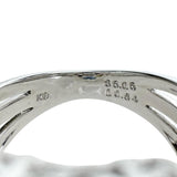 12.5号 イエロー拡散なし マルチカラーサファイア 計5.05ct ダイヤモンド 計0.64ct リング・指輪 K18WGホワイトゴールド 18金 8.7g レディース 【中古】【真子質店】【NN】 【IMoMiD】
