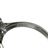 15号 インペリアルトパーズ 7.40ct ダイヤモンド 0.34ct リング・指輪 Pt900プラチナ 8.1g レディース 【中古】【真子質店】【NN】 【ITMaT】